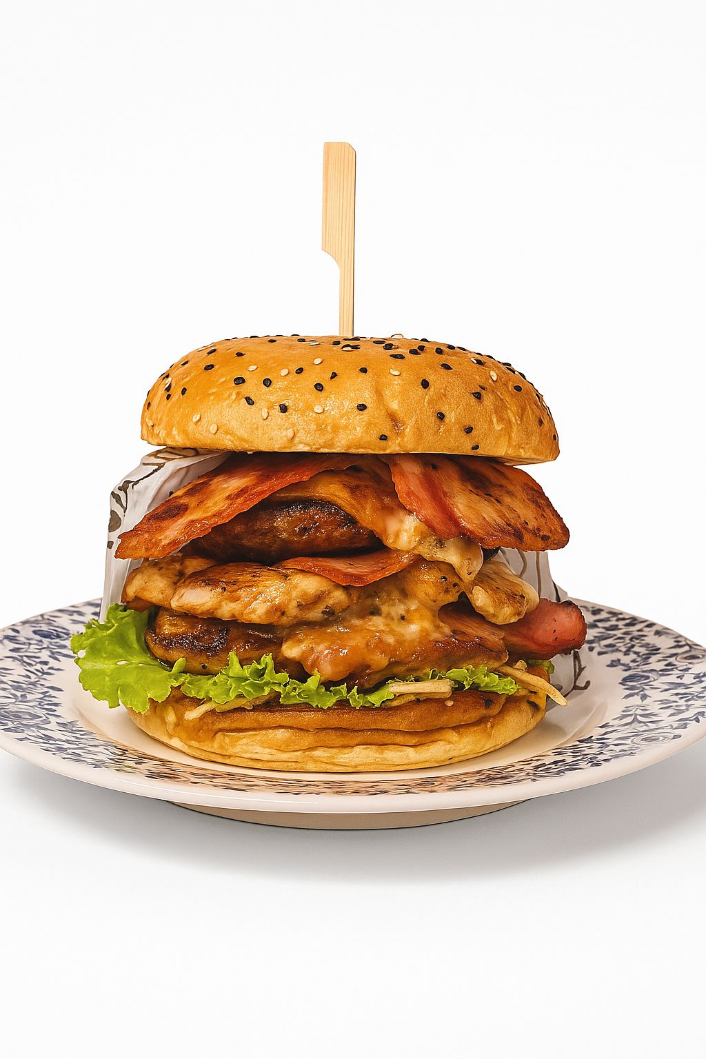 Hamburguesa de Angus Palo de Mango